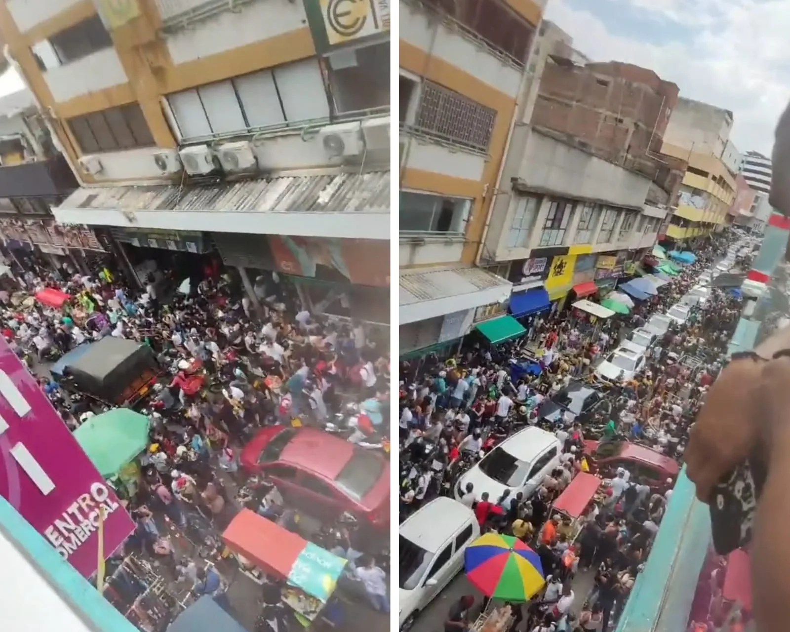 centro de Cali diciembre