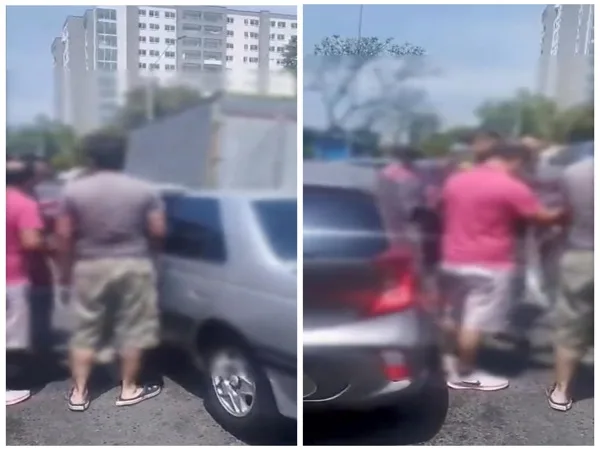 'Limpiavidrios' "tiraron a dañarle el carro", otro tropel en Cali por "una monedita"