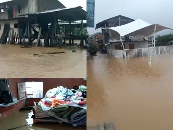 Más de 400 personas damnificadas por las inundaciones en Juradó, Choco