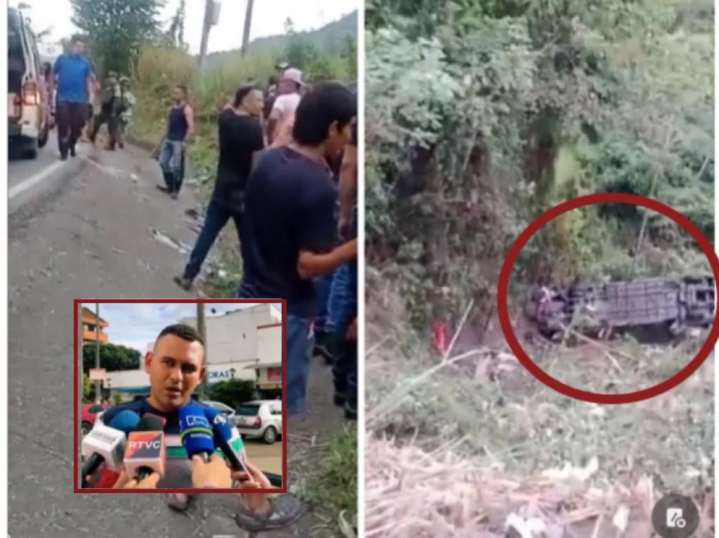 "El carro venía muy duro (rápido)", pasajero del bus que cayó al abismo