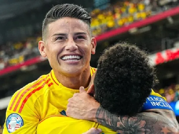 James Rodríguez, jugador de la Selección Colombia.