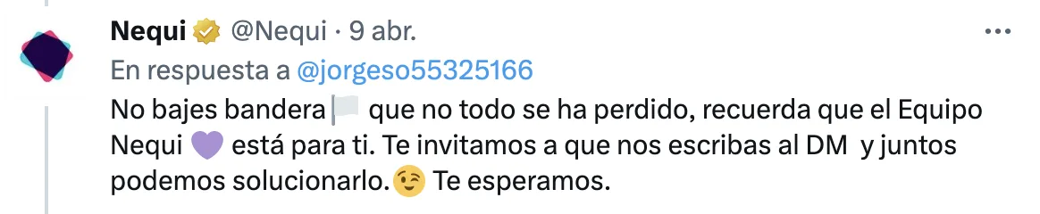 de nequi en