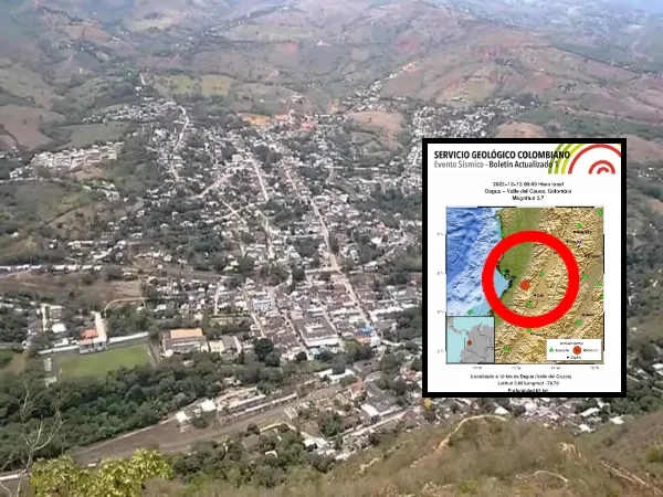 "Fue rápido pero se sintió el sacudón": Dagua fue el epicentro del temblor, pero se sintió en varias zonas del Valle