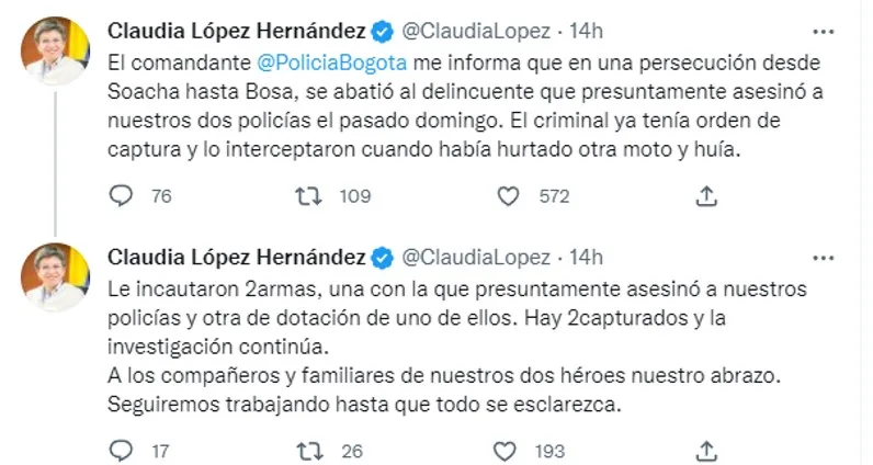 policías