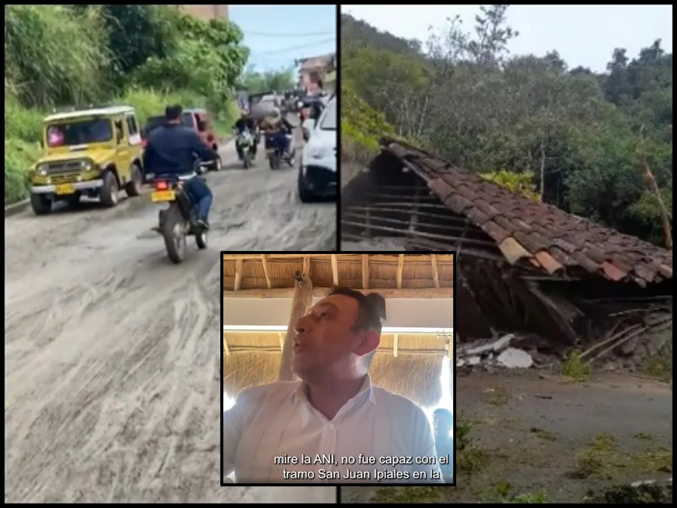 Miles de damnificados, emergencias, vías deterioradas por "incumplimiento y poca atención": Reclamo del gobernador de Nariño al Gobierno Nacional