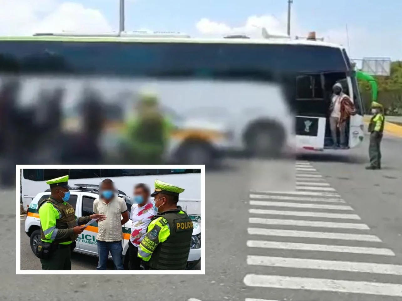De Rusia, Haití, Senegal, Burkina Faso e India: 43 migrantes eran transportados ilegalmente en vías del Valle