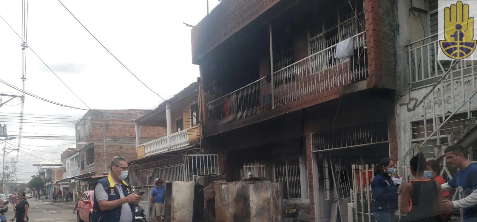 familias damnificadas incendio Cali