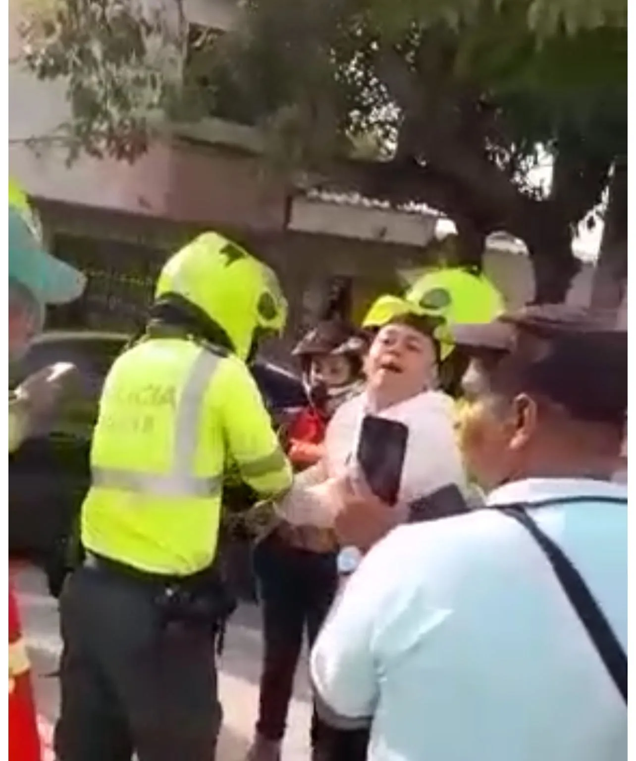licencia quemó la moto en Barranquilla