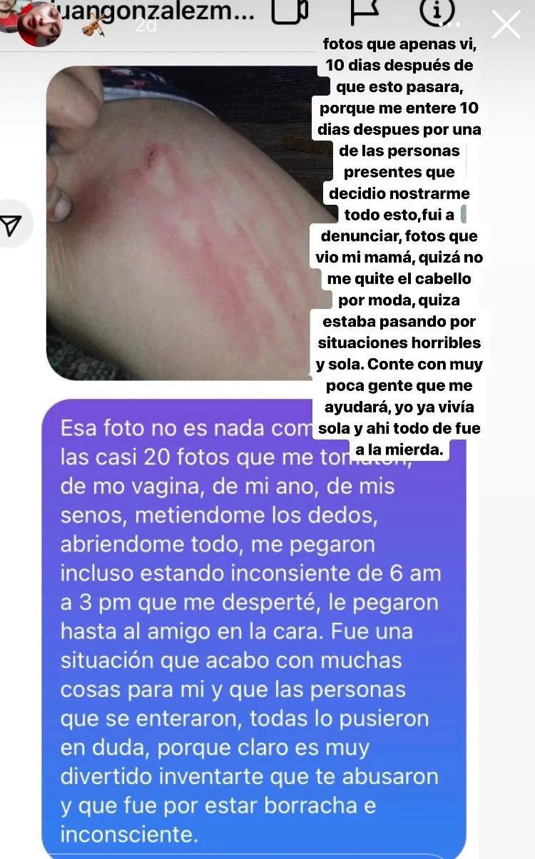 Isabella caso Ibagué abuso