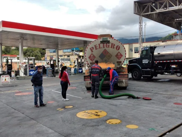 galones de combustible en Pasto