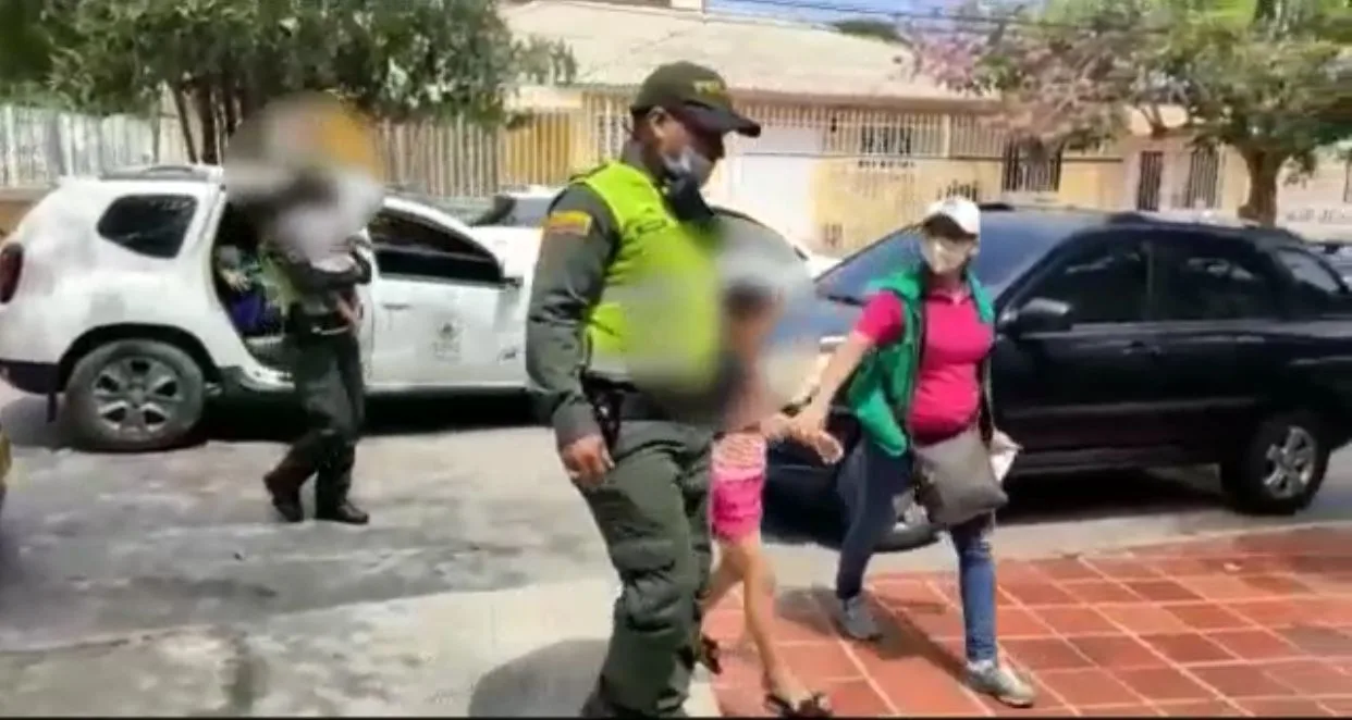 mujer bebé golpeado Barranquila