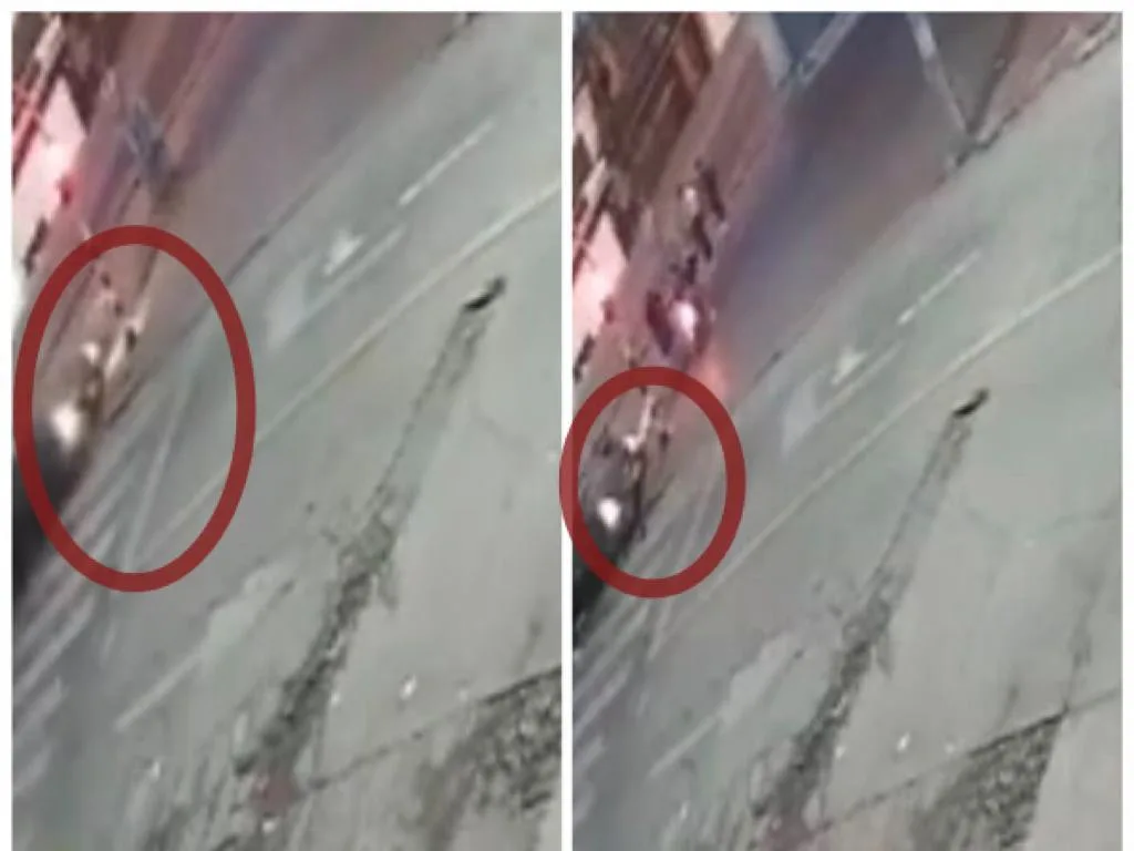 jóvenes carro fantasma en Cali Alameda