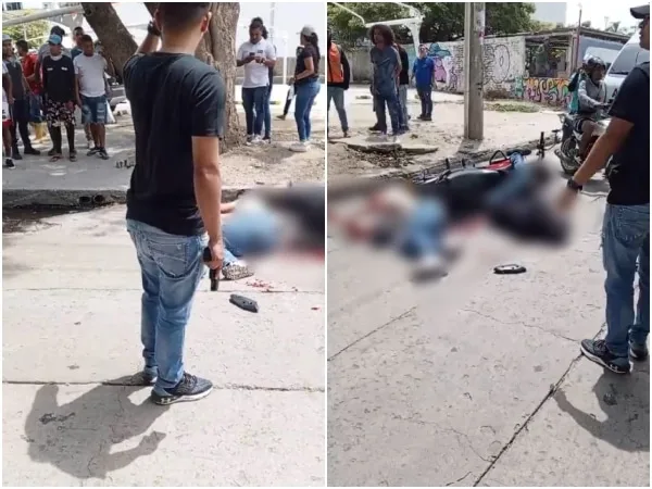 En Santa Marta, sujetos habrían hurtado pertenencias de un ciudadano, allí había un policía de civil y les disparó