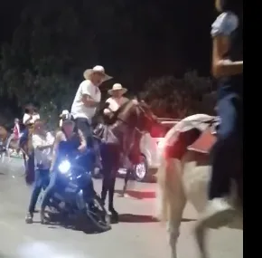 un caballo