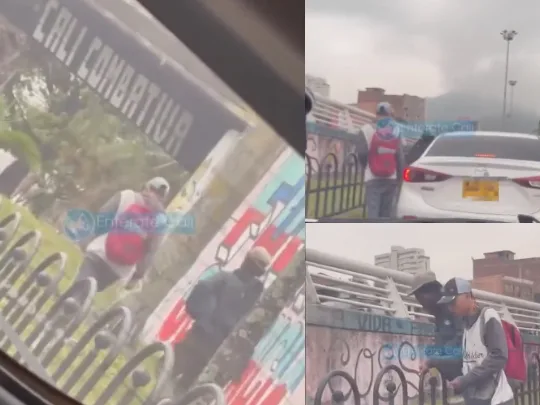 En la calle 5ta siguen haciendo de las suyas: aprovechan el trancón para robar retrovisores