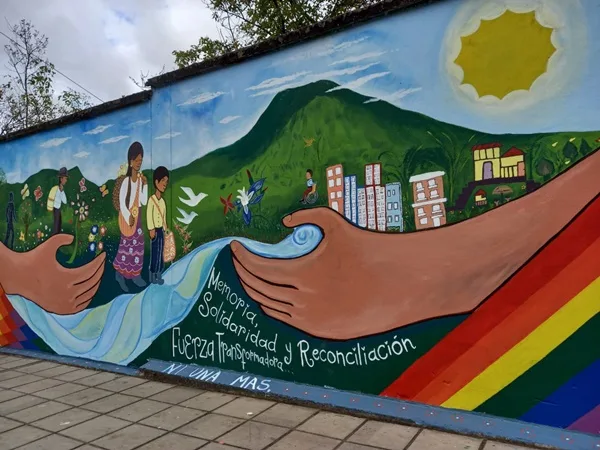 Con murales alusivos a la paz y la justicia, Nariño rinde hoy homenaje a las víctimas