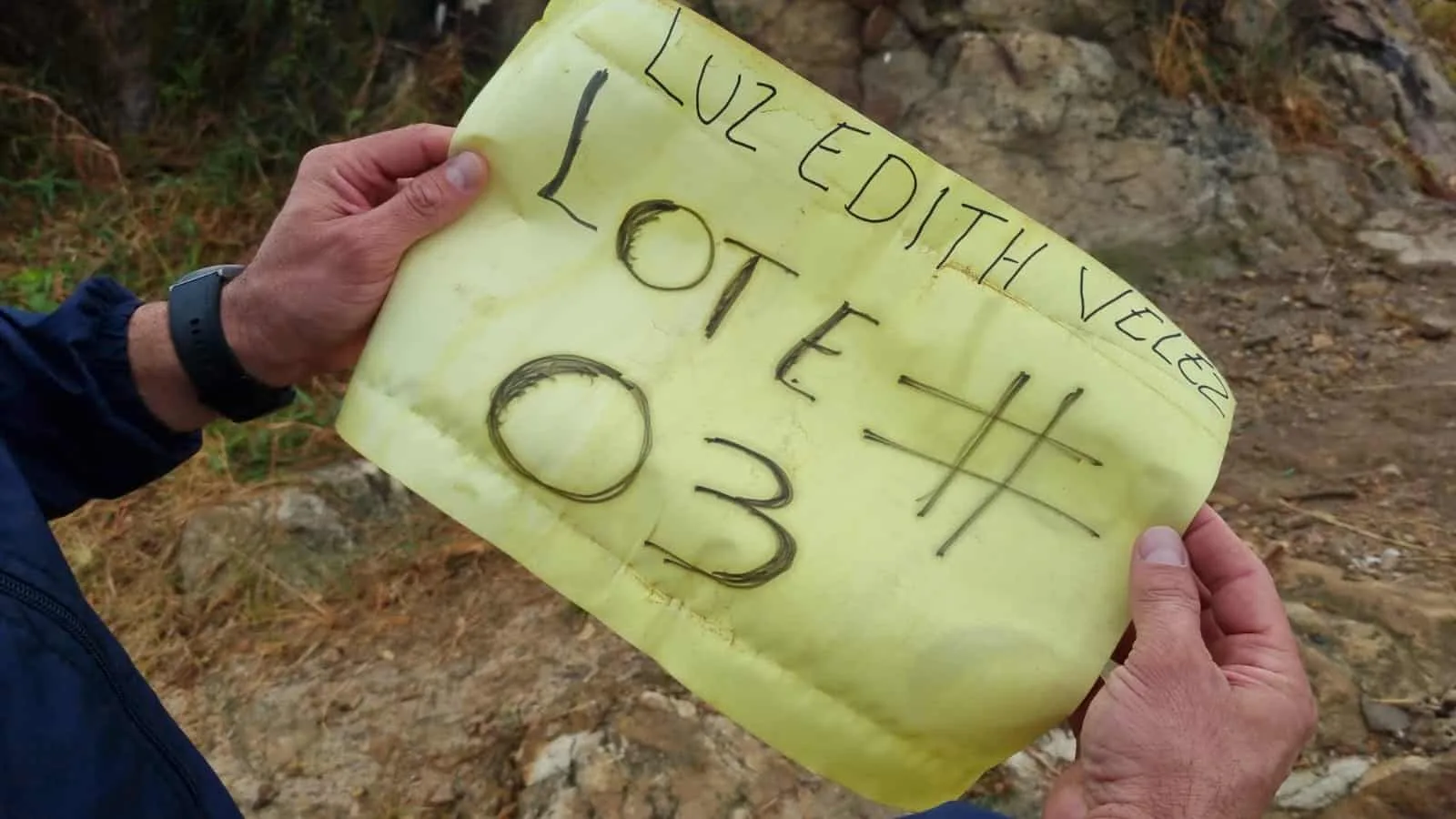 #3 el lote para Luz Edith ya "separado", en el cerro Las Antenas en Cali