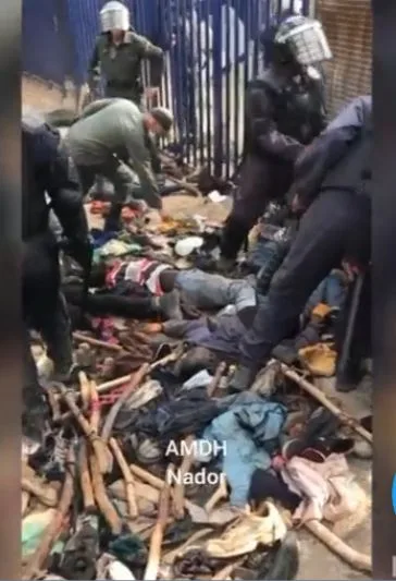valla de Melilla marruecos migrantes