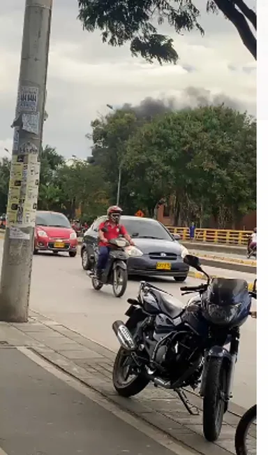 el incendio en