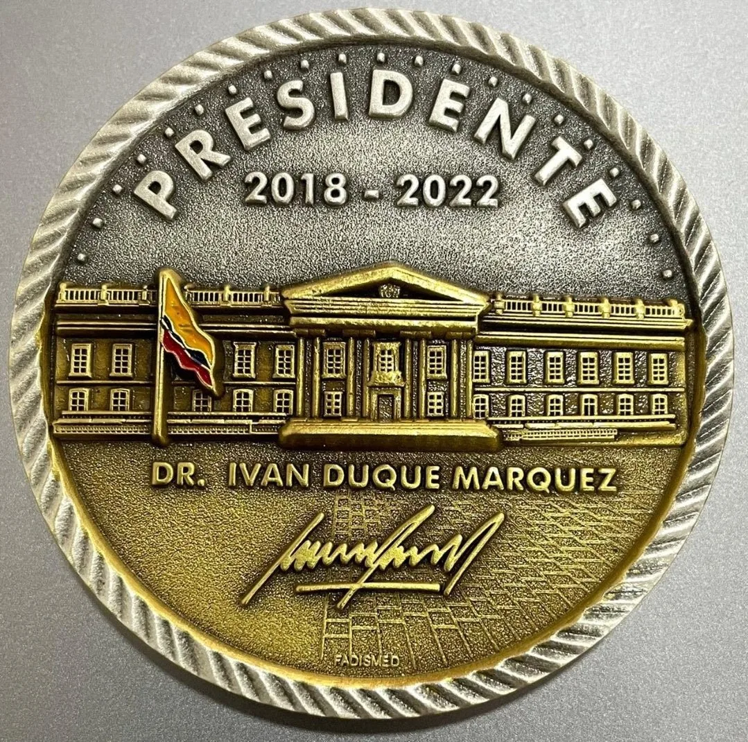 monedas protocolarias Duque