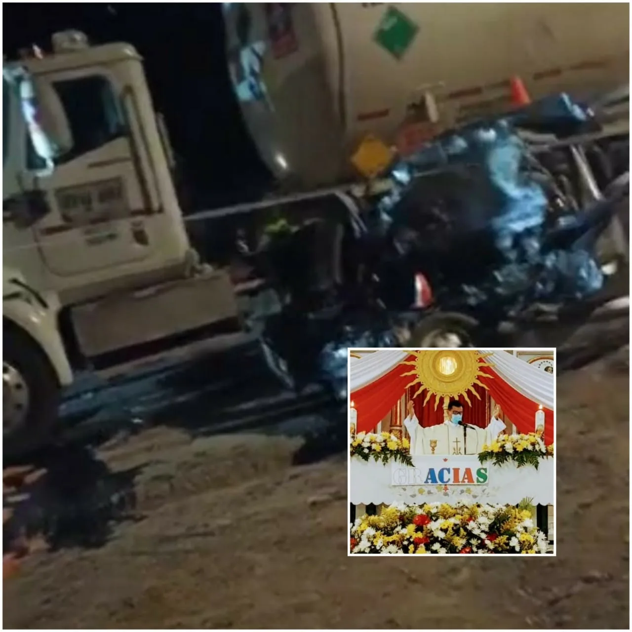 sacerdote muerto en accidente en Rozo