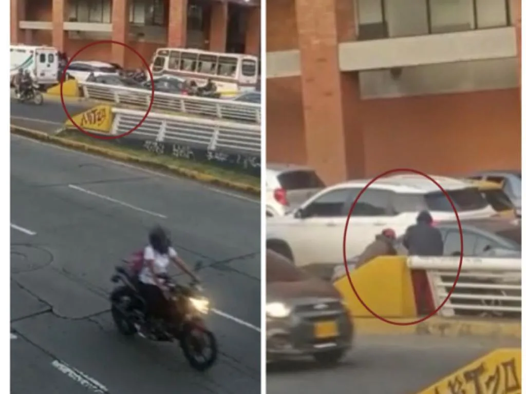 Siguen robándole retrovisores y autopartes a los carros en el trancón de la Calle 5 en Cali