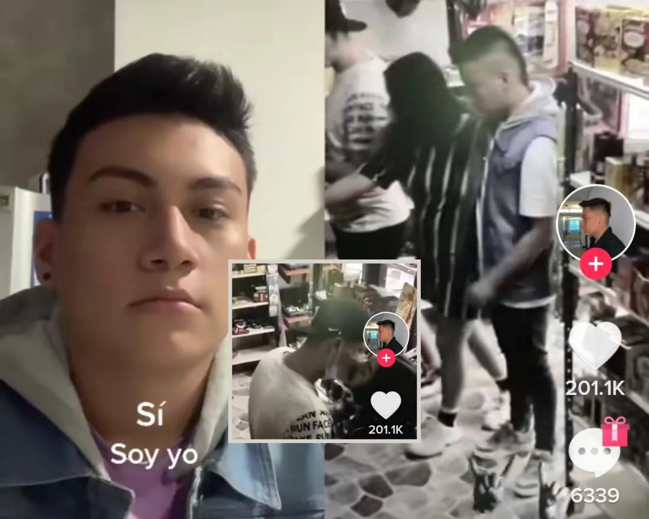 "Sí, soy yo": Descubrió a su amigo besar a su 'pareja', se hizo viral en Tik Tok y ahora lo llaman 'El santo cachón'