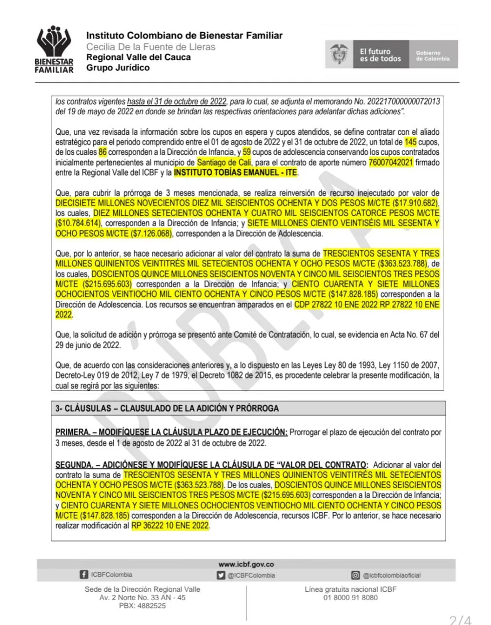 Programa del ICBF dejaría de funcionar en Cali, padres están preocupados y desde el Bienestar Familiar dicen "qué extraño"