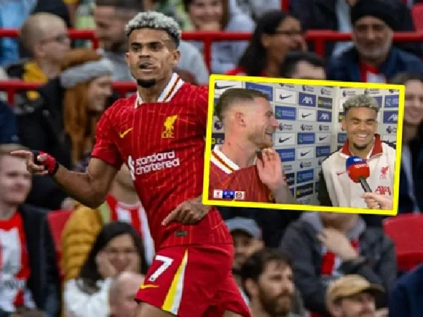 Luis Díaz, jugador del Liverpool de Inglaterra.