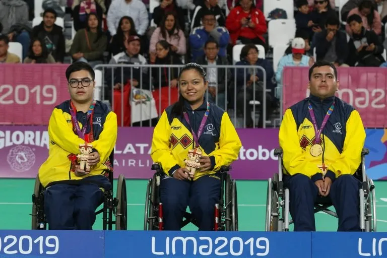 Equipo de boccia de los juegos Paralímpicos