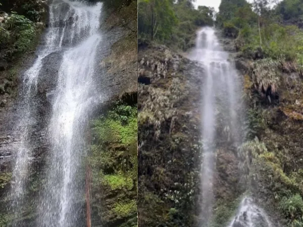 La cascada La Esmeralda un tesoro natural en el sector de Pance