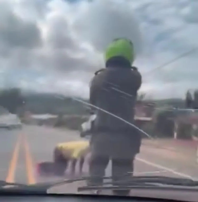 machete trastornos policía Dagua Valle