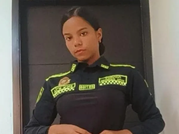 María Alejandra, fallecida patrullera de la Policía.