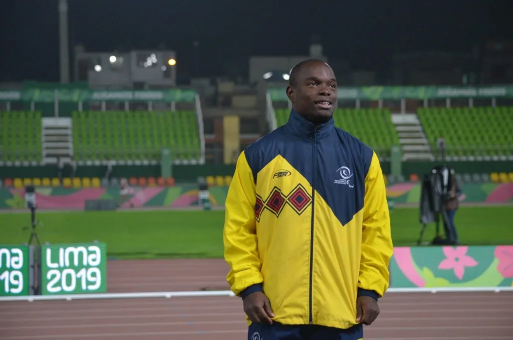 Luis Femando Lucumí representante de Colombia en los juegos paralímpicos