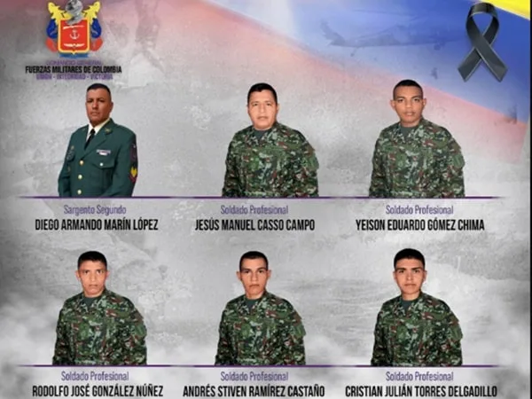 Los hechos se registraron en la vereda Coposa, de Valdivia, (Antioquia), donde además se reporta que otros cuatro militares resultaron heridos.