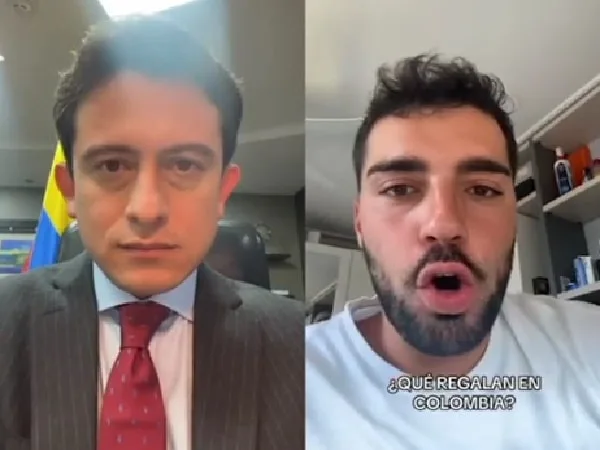 'TikToker' español que quiere visitar Colombia.