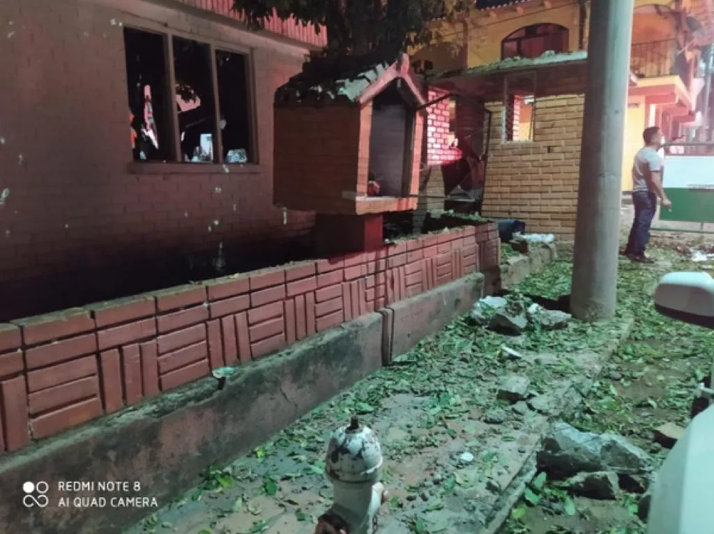 Chinácota atentado policía