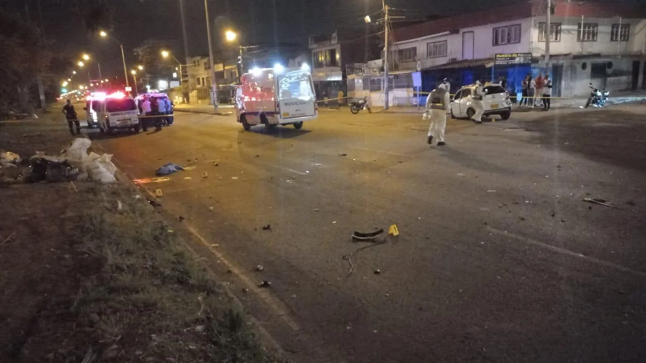 Autopista Cali accidente