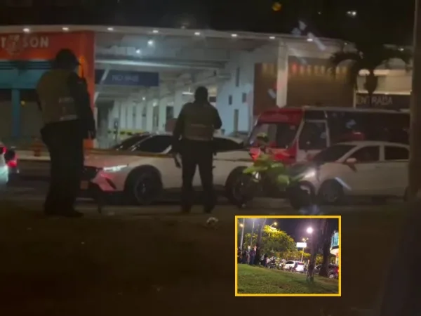 el conductor en Cali se defendió del ladrón