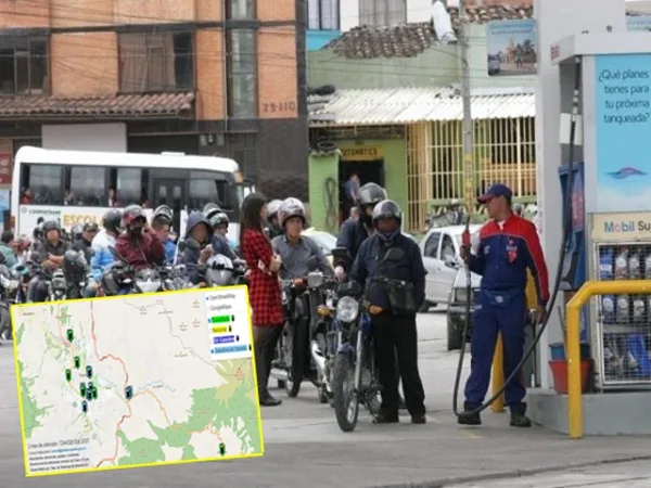 Pasto: estas son las estaciones en donde están vendiendo combustible