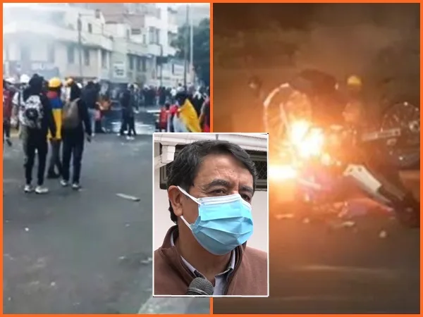 Jornada de protestas que inició pacíficamente dejó 18 lesionados daños y ataques a la misión médica