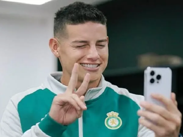 James Rodríguez, jugador del León.