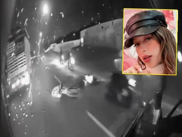 El accidente ocurrió cuando Karen y su amiga se movilizaban en una moto pequeña, cuando  fueron derribadas por otros motociclistas que huyeron.