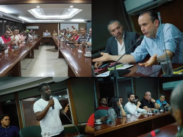 "Recuperar el rumbo de Cali, de la mano de los artistas": Alejandro Eder ratificó el compromiso con el gremio.