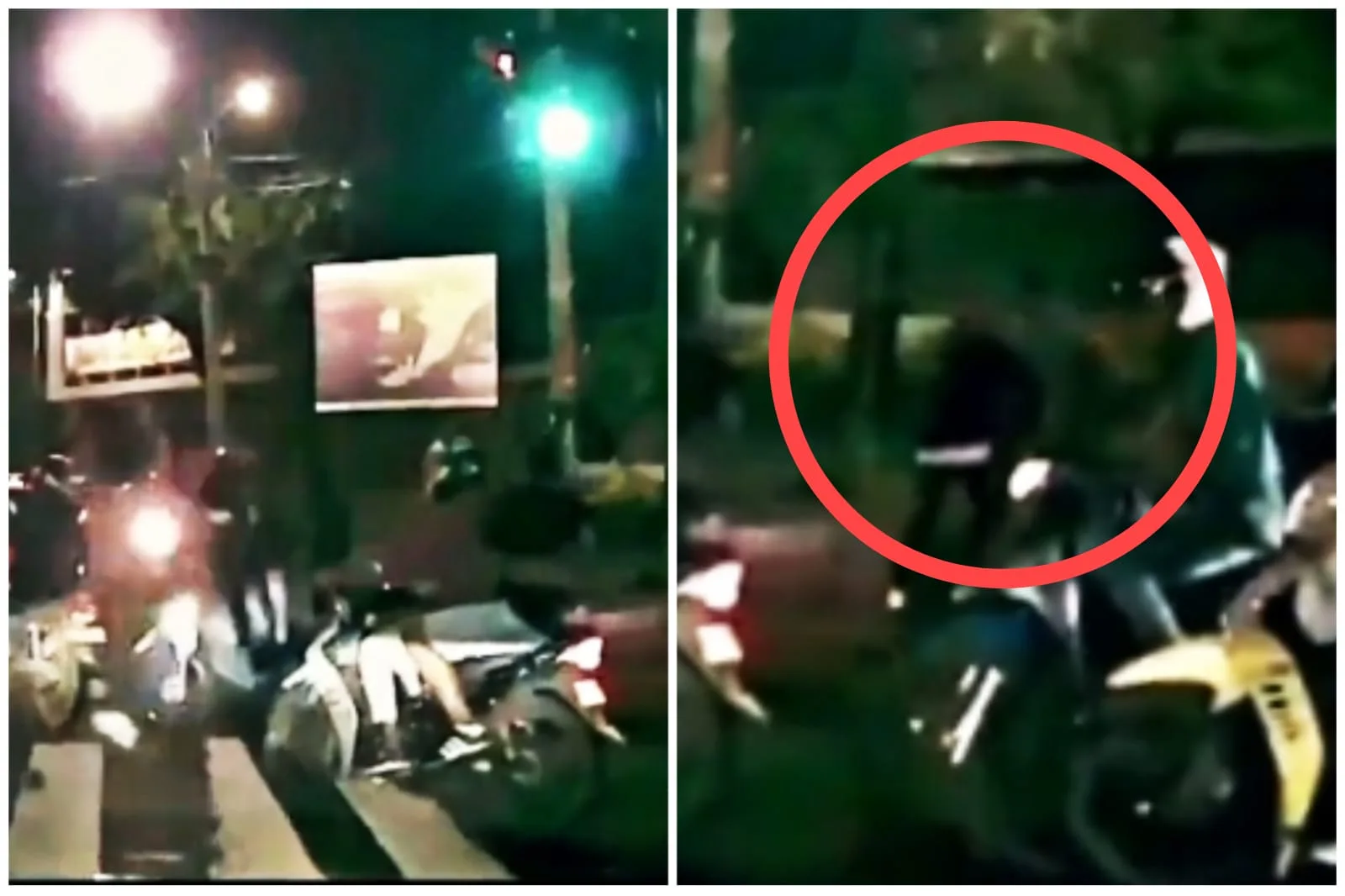 Denuncian que con machetes y cuchillos caravana de motos pasó "robando a todo el mundo" por la Av2 en Cali