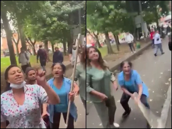 Con palos, empujones, gritos y groserías: señoras sacaron de un parque a pareja LGBTI "por un beso", en Bogotá