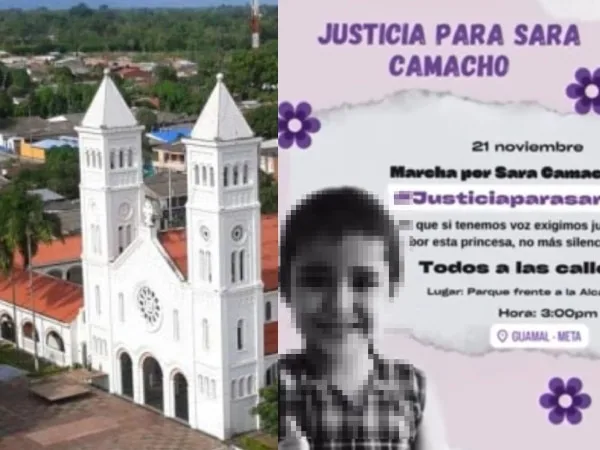 Piden justicia por la muerte de Sara Natalia, la menor de 5 años que apareció sin vida y con moretones en Guamal, Meta