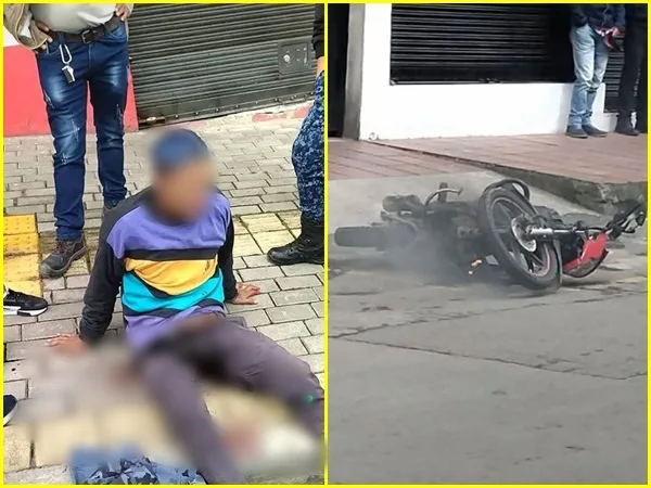 Ipiales también toma la justicia por mano propia, atrapan a ladrones y les queman las motos