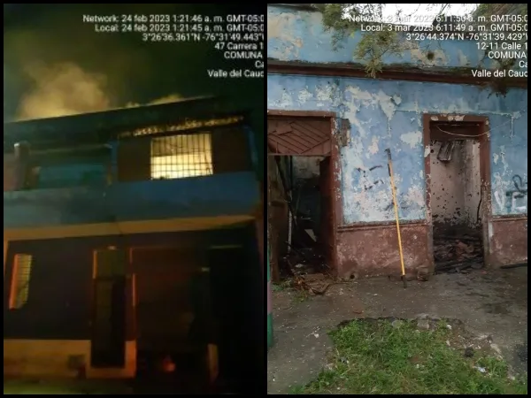Otro incendio durante la madrugada de Cali, ahora en San Pascual