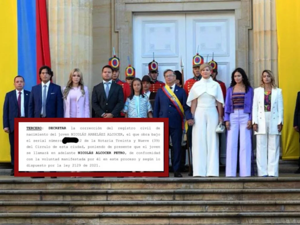 Verónica Alcocer y su hijo Nicolás Petro